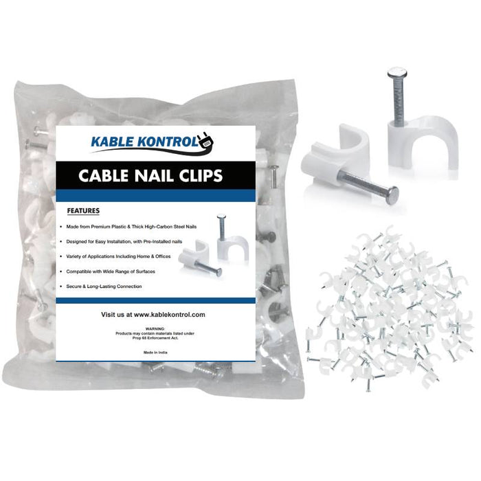 Cable Staple Nail Clips