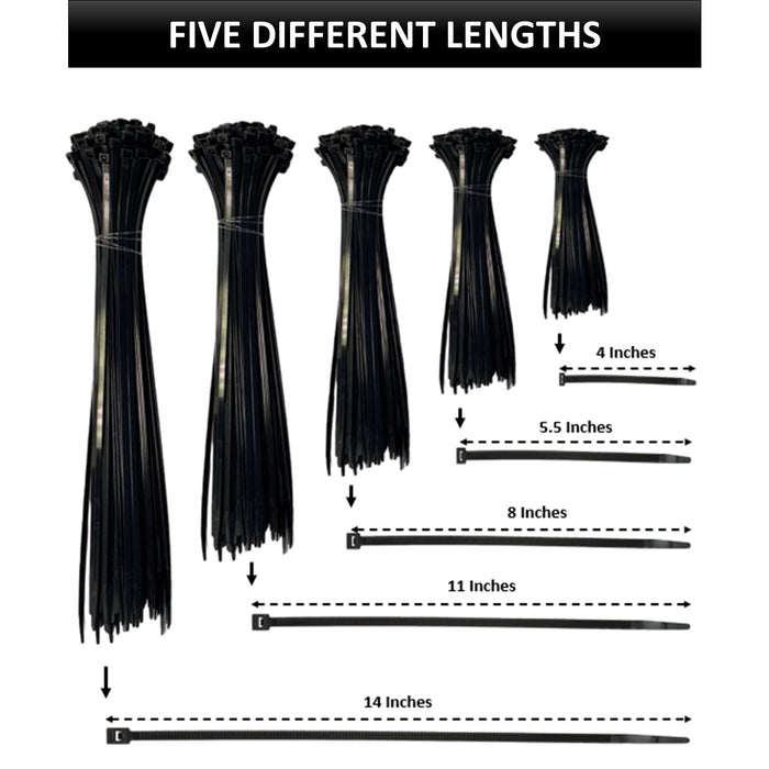 Assorted Sizes Zip Tie Kits