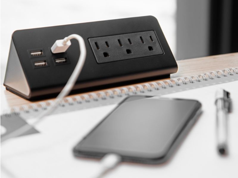 Desktop & Bedside USB Power Strip