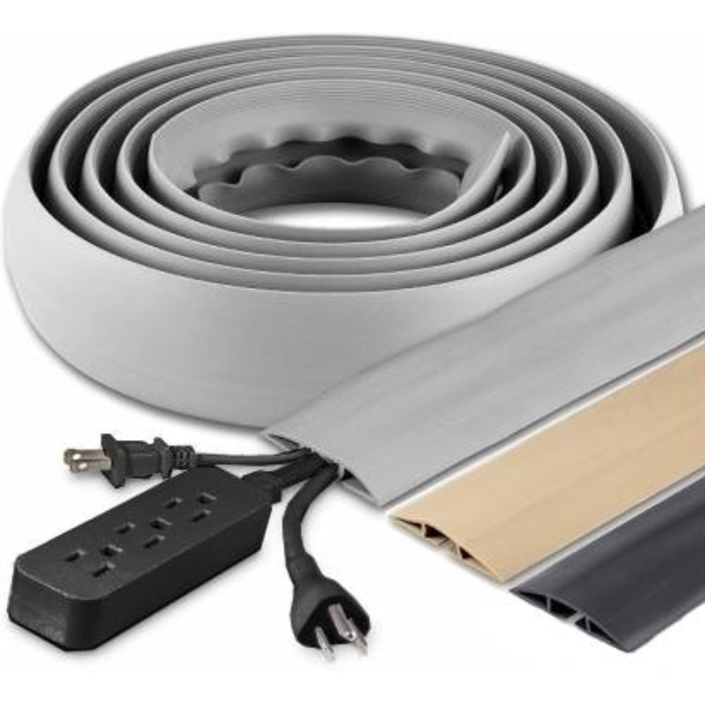 Kable Kontrol Aluminum Wire Hider Floor Cord Cover - 36 Inches Long -  Milled Aluminum (9496)