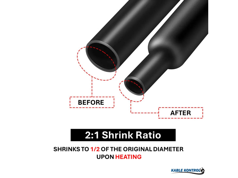 2:1 Adhesive Lined Dual wall Heat Shrink Tubing