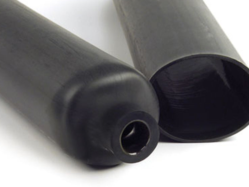 3:1 Heat Shrink Tubing - Dual Wall Adhesive Lined Polyolefin - 1/4" Inside Diameter - 4' Long Stick - Black