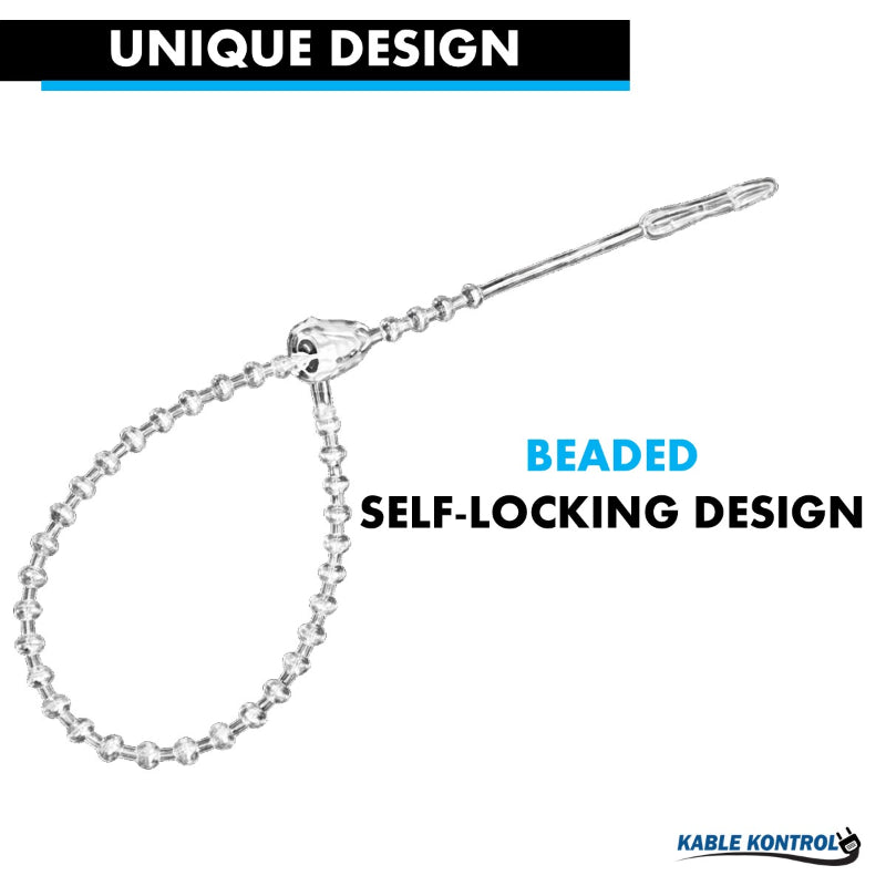 Beaded Zip Ties