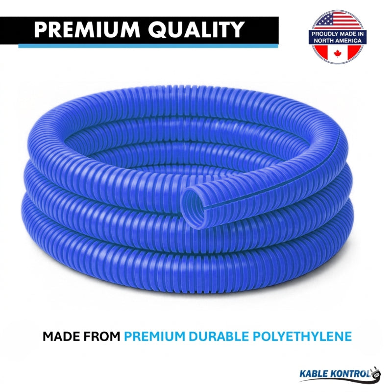 Convoluted Split Wire Loom Tubing - Polyethylene