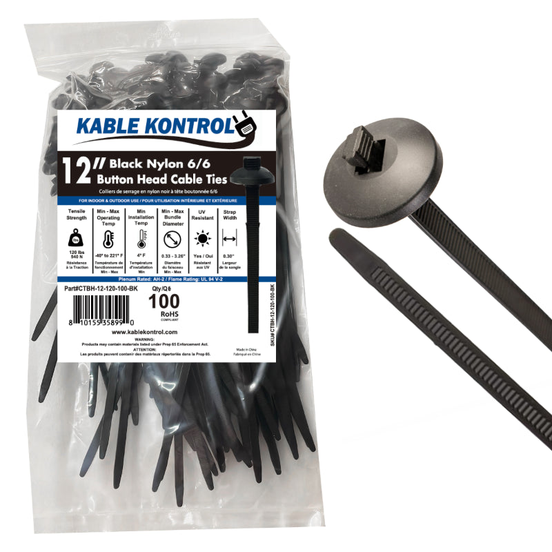 Button Head Cable Ties