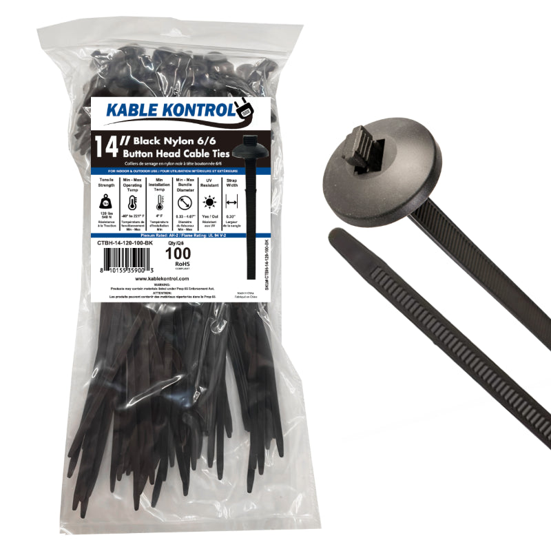 Button Head Cable Ties