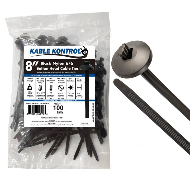 Button Head Cable Ties