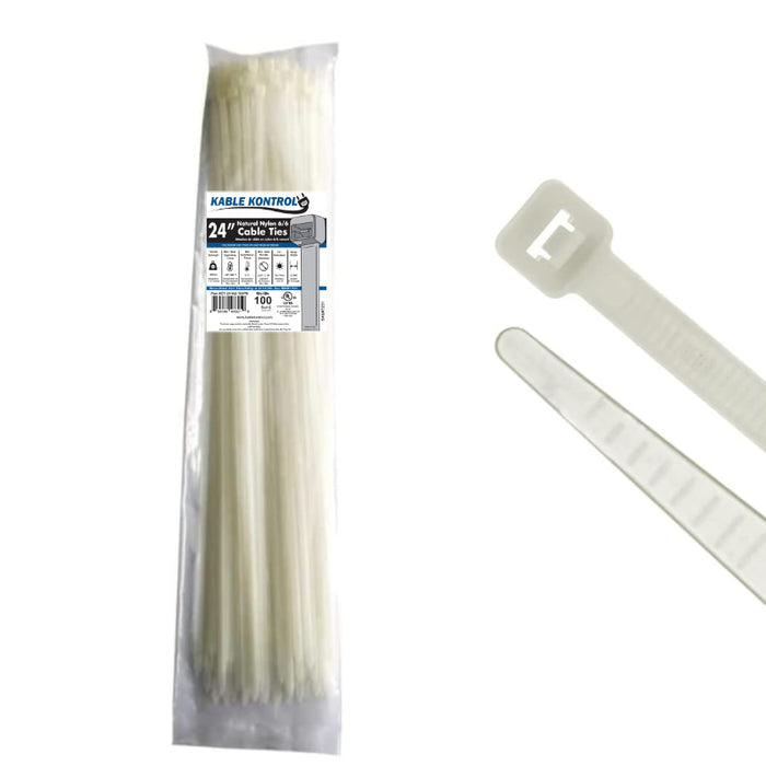 Natural Clear Nylon Zip Ties