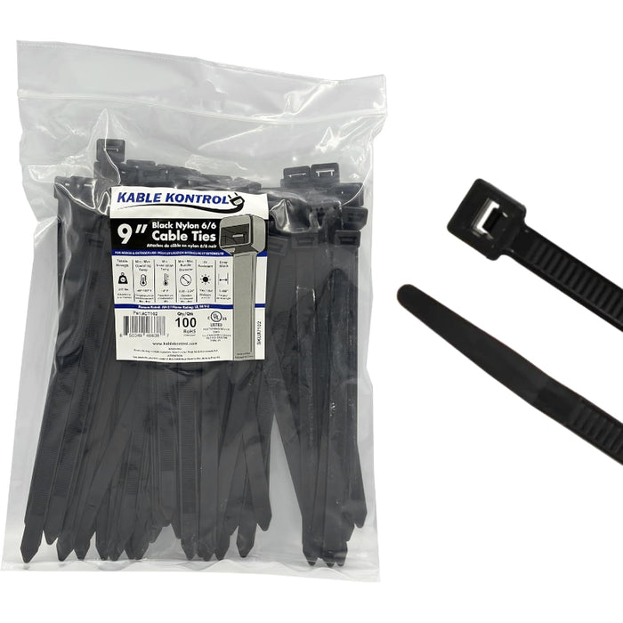 Black Cable Ties - UV Resistant