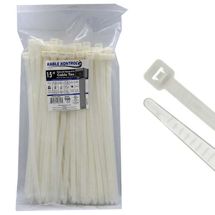 Natural Clear Nylon Zip Ties