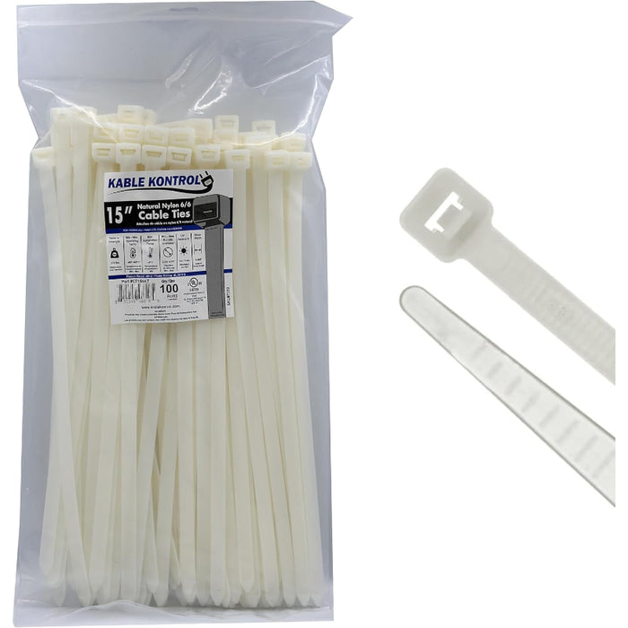 Natural Clear Nylon Zip Ties