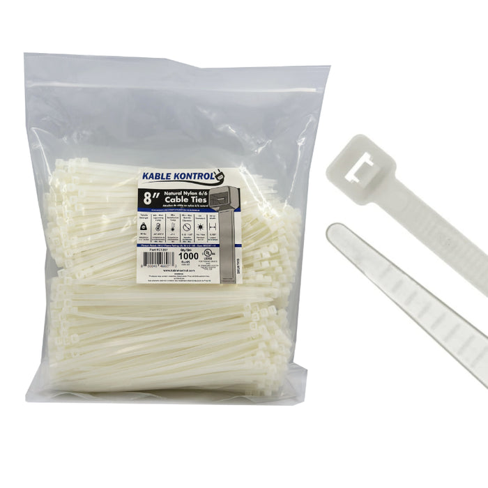 Natural Clear Nylon Zip Ties