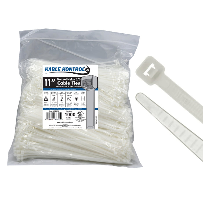 Natural Clear Nylon Zip Ties