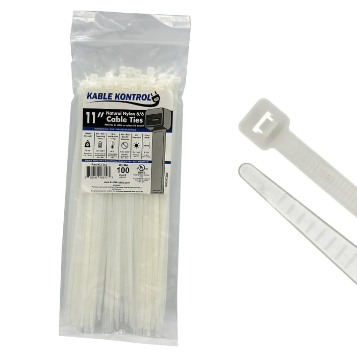 Natural Clear Nylon Zip Ties