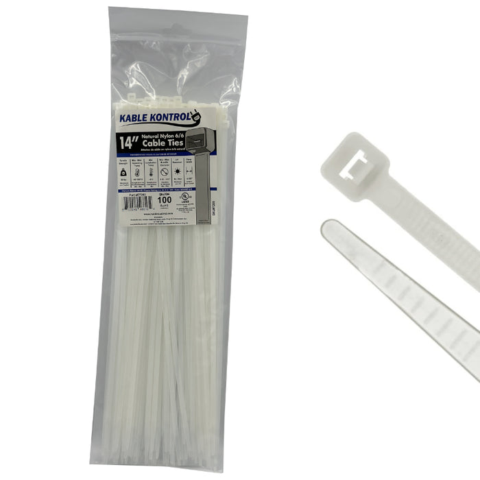 Natural Clear Nylon Zip Ties