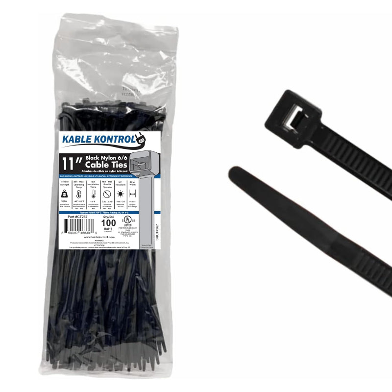 Black Cable Ties - UV Resistant
