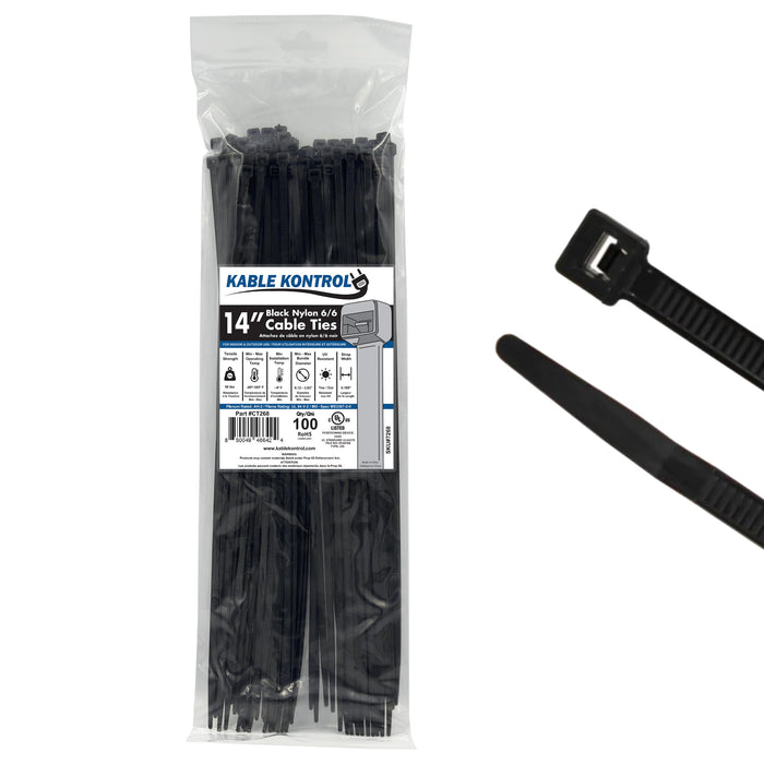 Black Cable Ties - UV Resistant