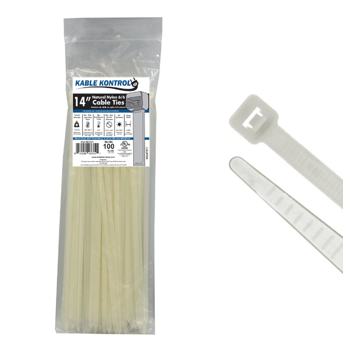 Natural Clear Nylon Zip Ties