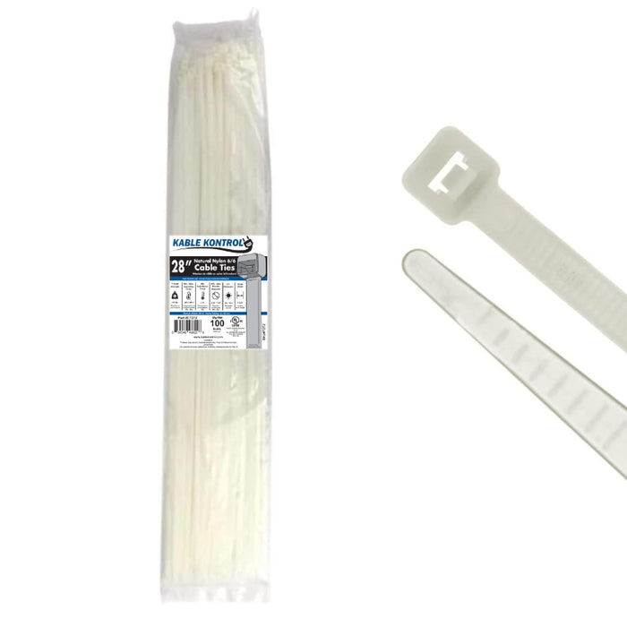 Natural Clear Nylon Zip Ties