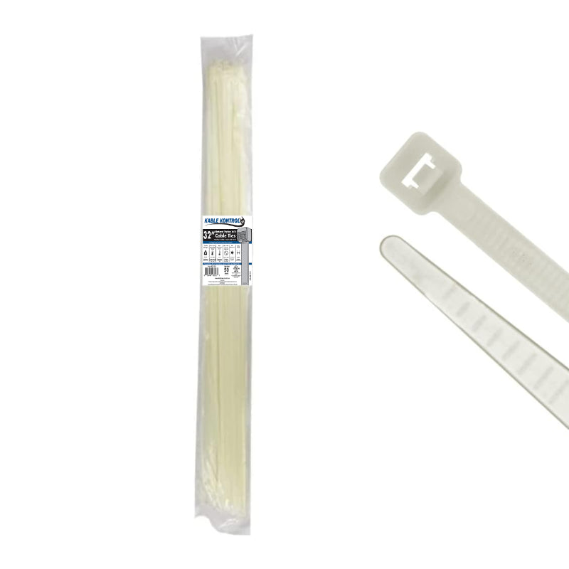 Natural Clear Nylon Zip Ties