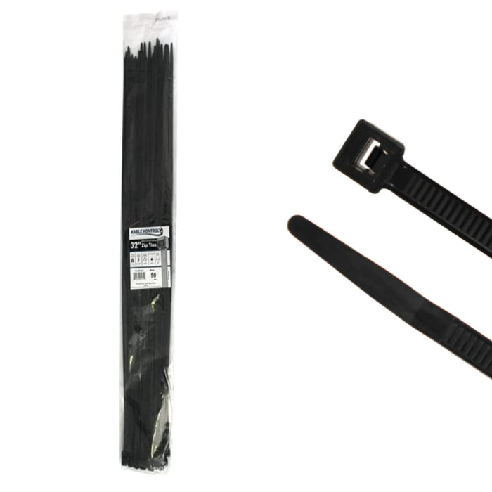 Black Cable Ties - UV Resistant