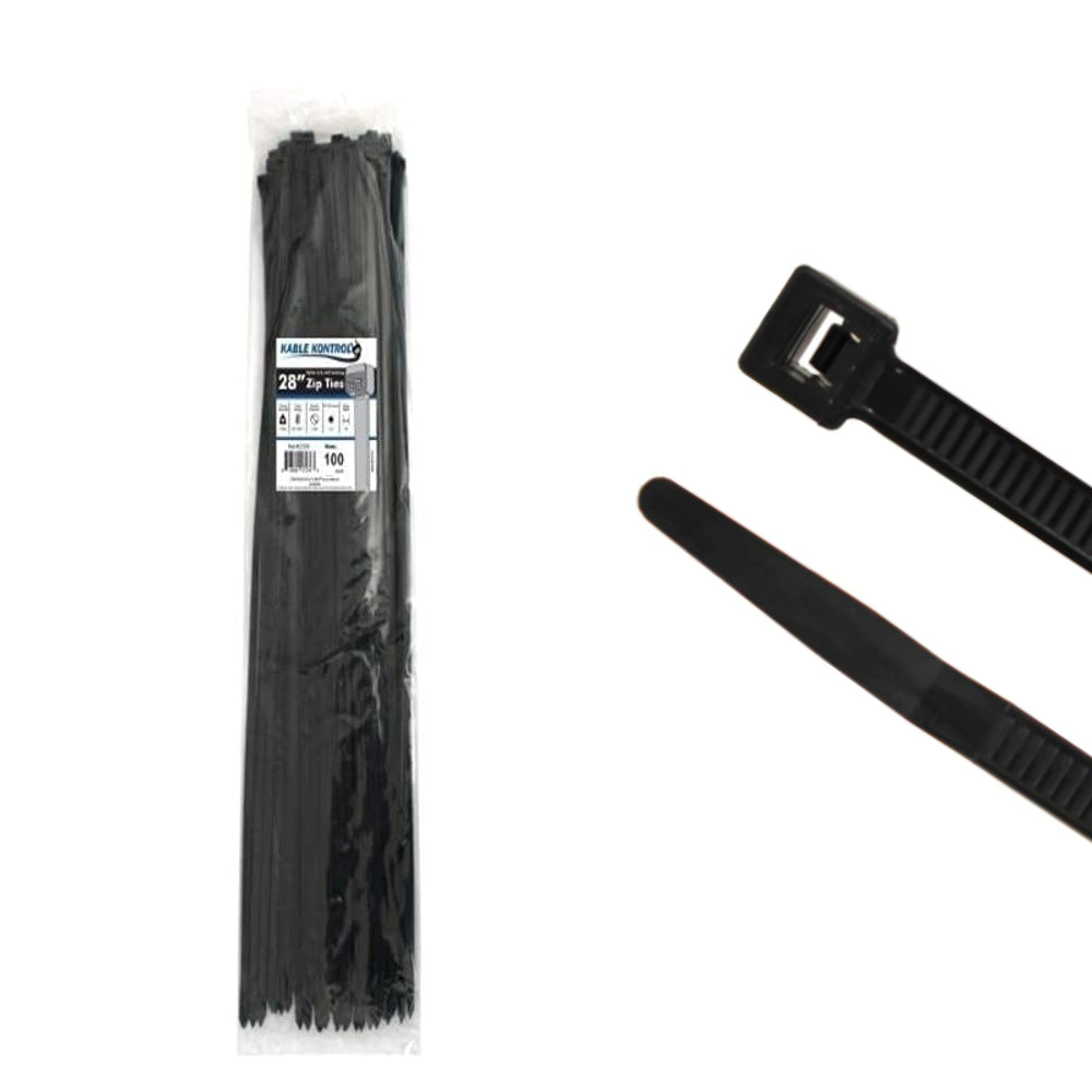 Black Cable Ties - UV Resistant — KABLE KONTROL
