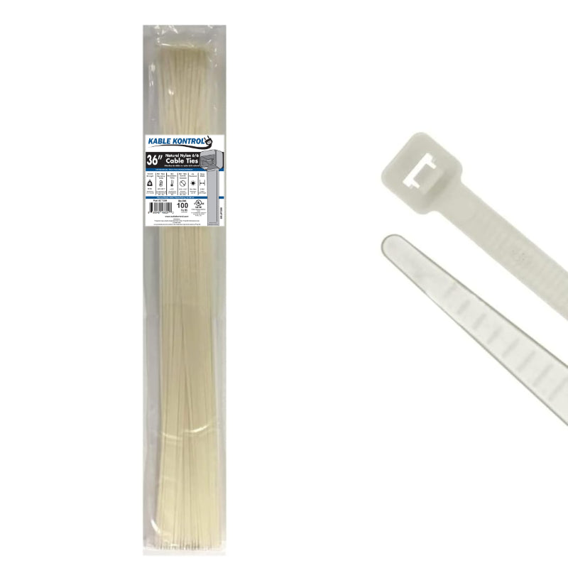 Natural Clear Nylon Zip Ties