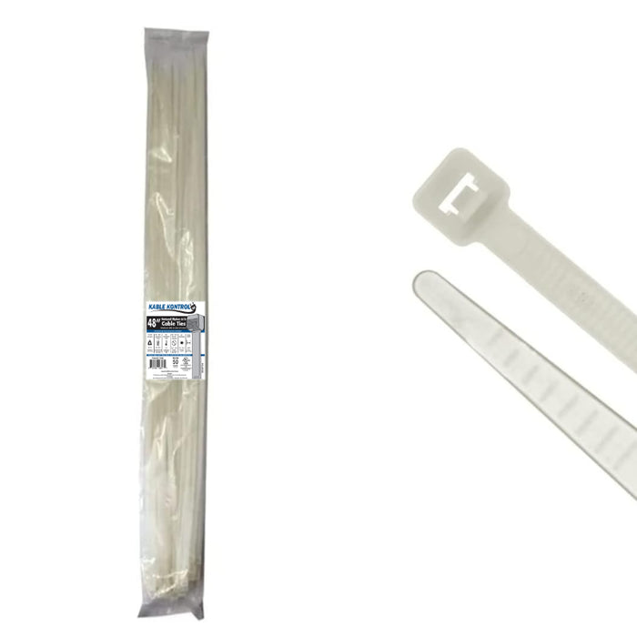 Natural Clear Nylon Zip Ties