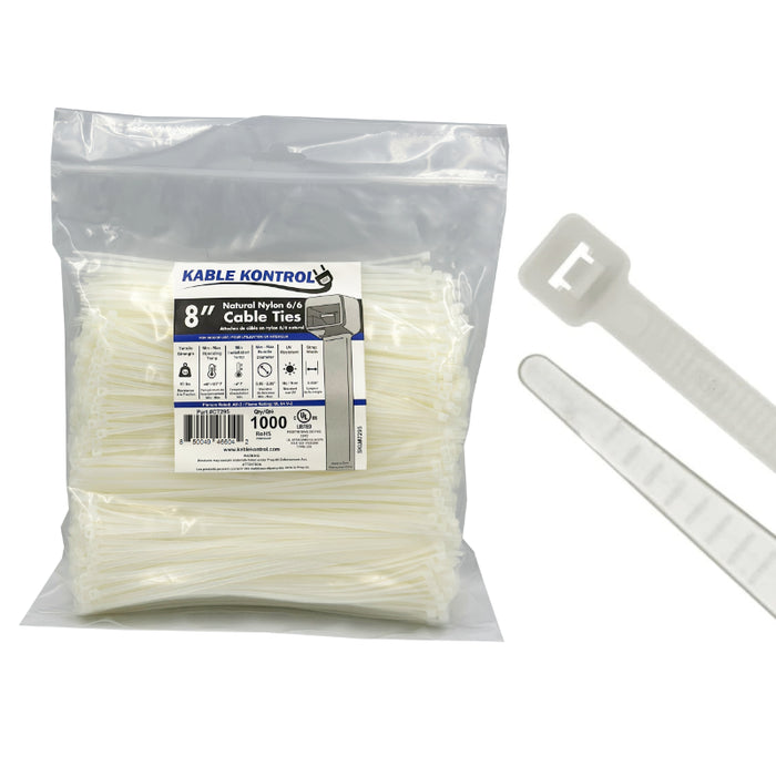 Natural Clear Nylon Zip Ties