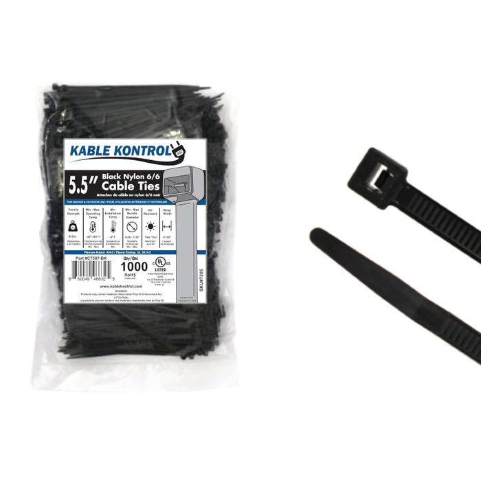 Black Cable Ties - UV Resistant