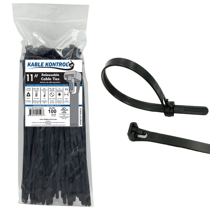 Releasable Reusable Zip Ties