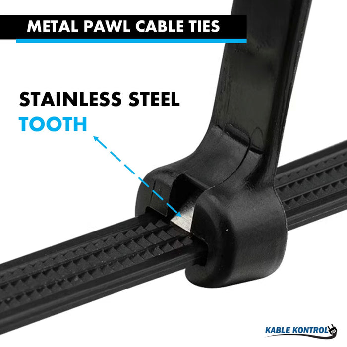 Metal Pawl Cable Zip Ties