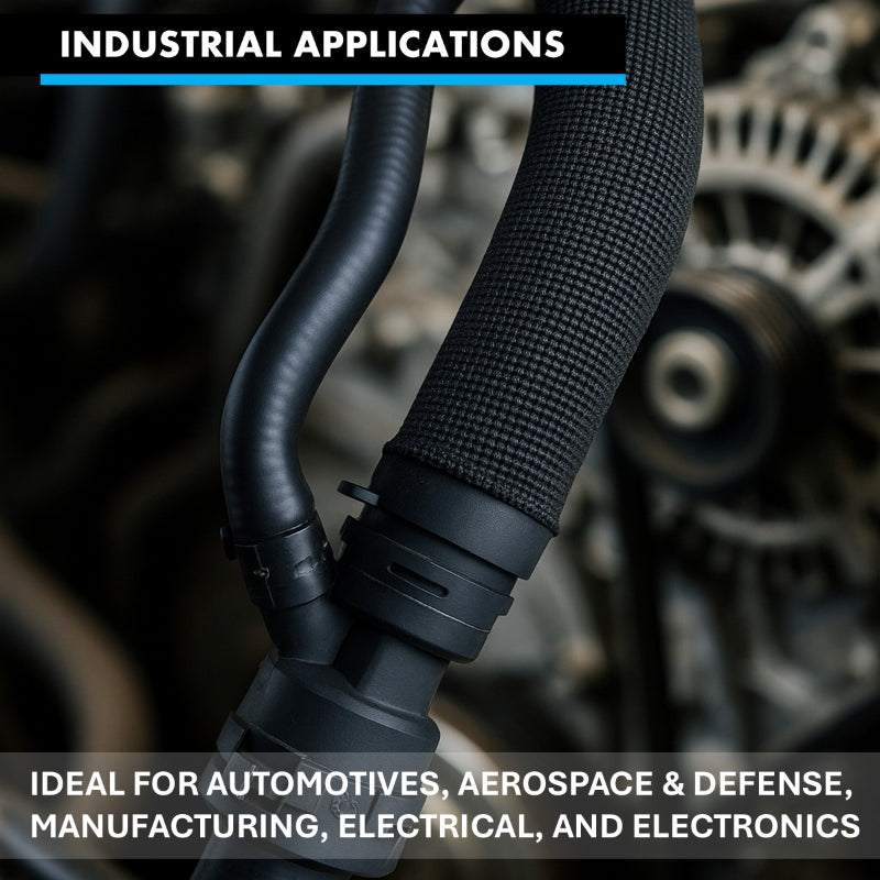 Abrasion Resistant Heat Shrink Tubing - Woven Polyester Fabric - 2:1 Ratio