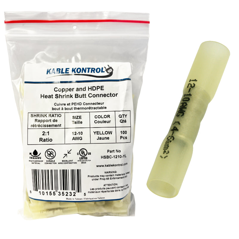 Heat Shrink Butt Splice Connector - Insulated