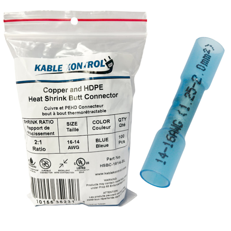 Heat Shrink Butt Splice Connector - Insulated