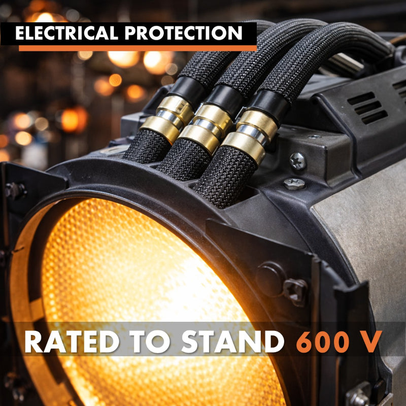 Heat Resistant Braided Fiberglass Wire Sleeve