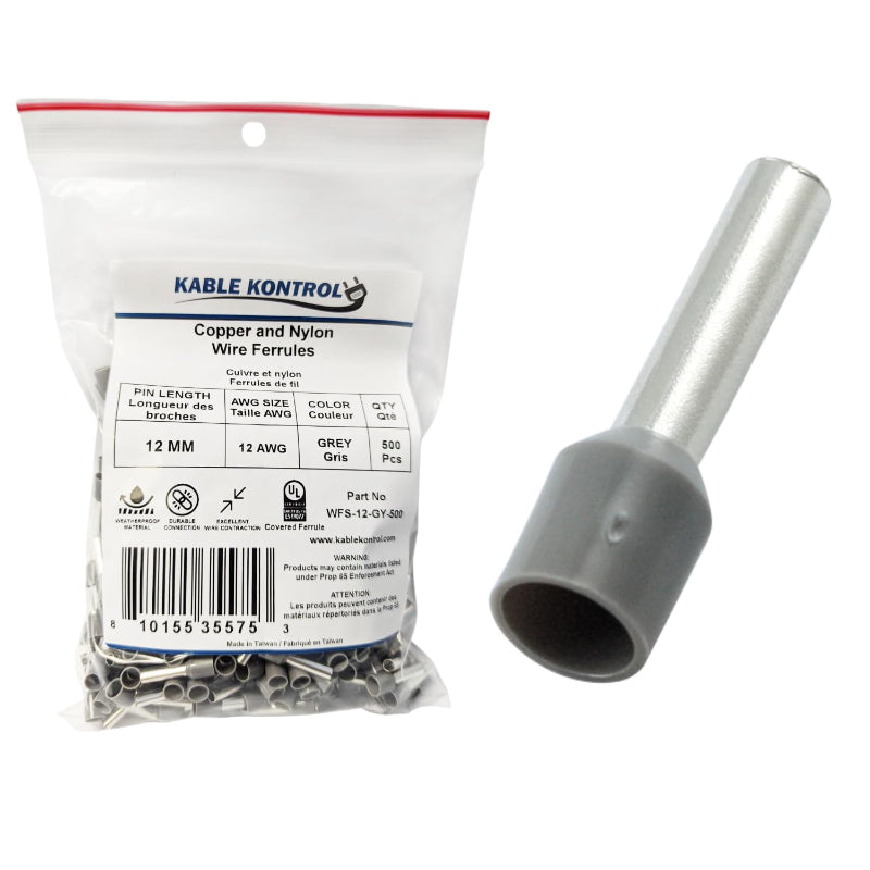 Wire Ferrules - Nylon Insulated - Single