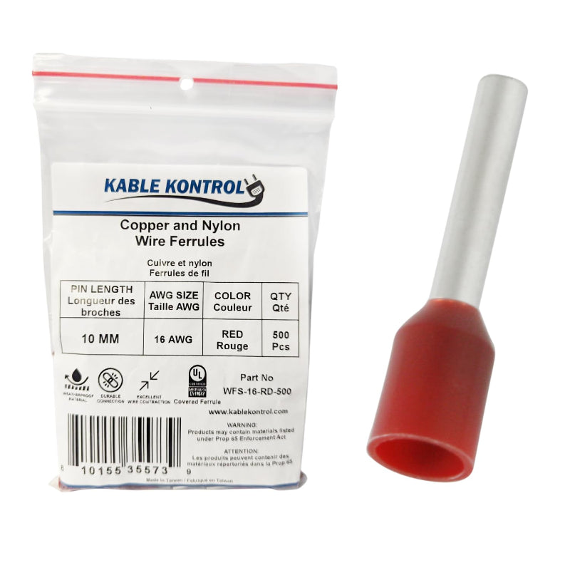 Wire Ferrules - Nylon Insulated - Single