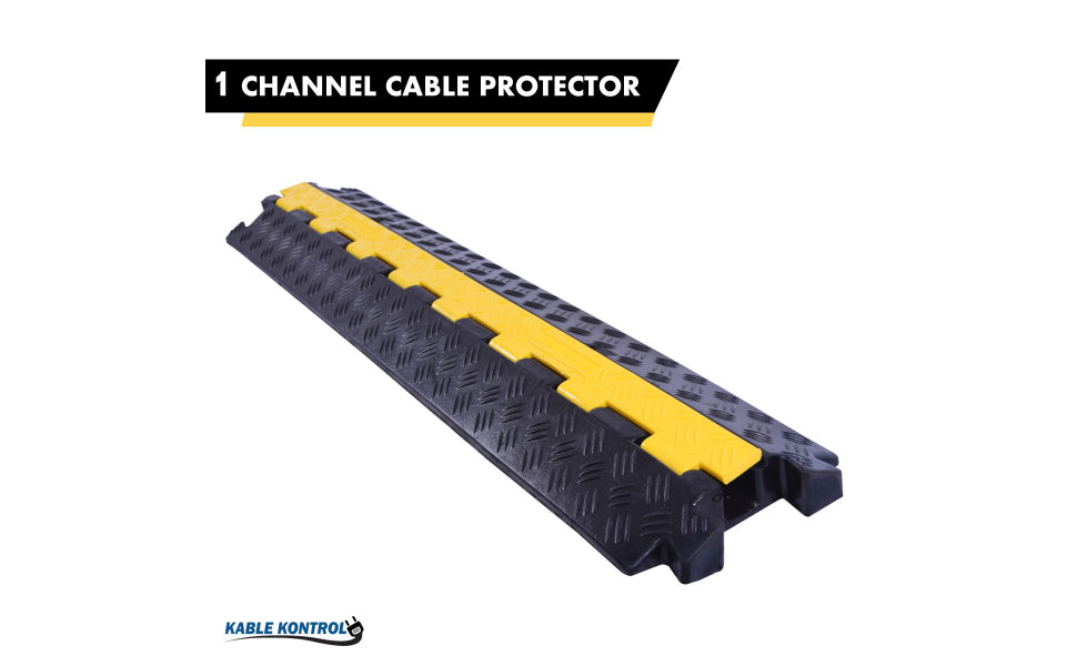 ATLAS Heavy Duty Rubber Cable Protector - 1 Channel - CP9896