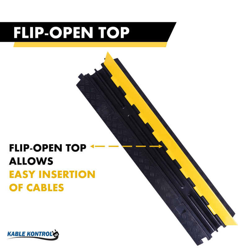 ATLAS Heavy Duty Cable Protector Ramp - 2 Channels - CP9987