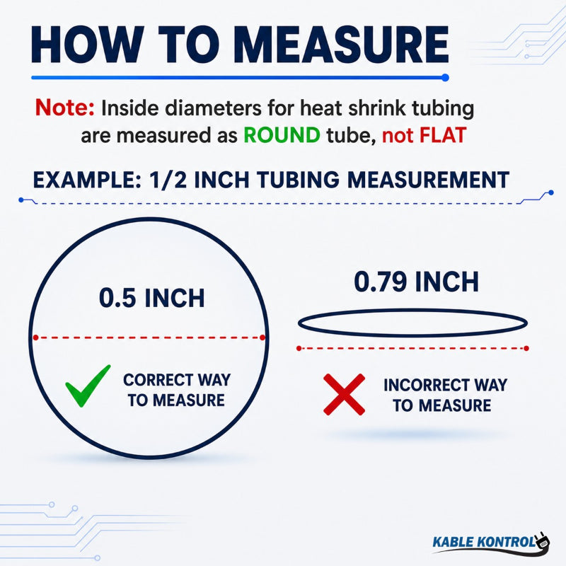 Heat Shrink Tubing - Heavy Wall Adhesive Lined - Polyolefin - 3:1 Ratio