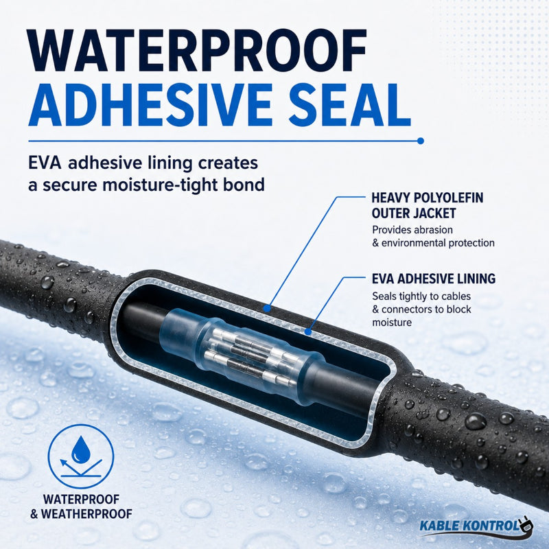 Heat Shrink Tubing - Heavy Wall Adhesive Lined - Polyolefin - 3:1 Ratio