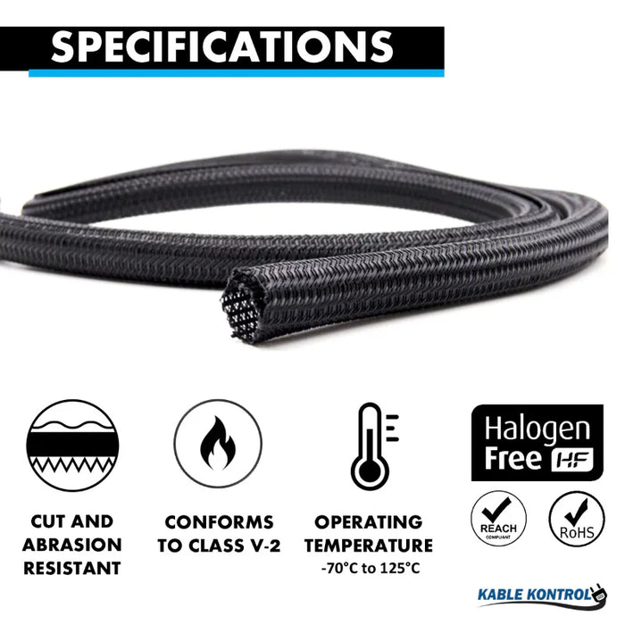 Colored Wrap Around Cable Sleeving