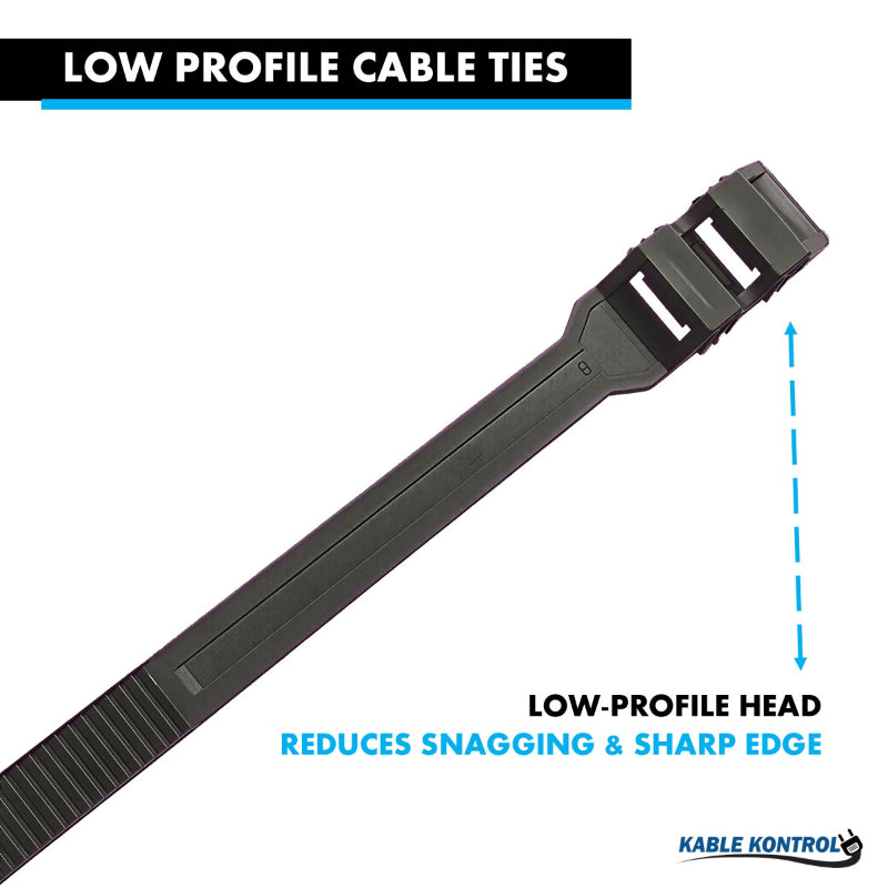 Inline Low Profile Zip Ties