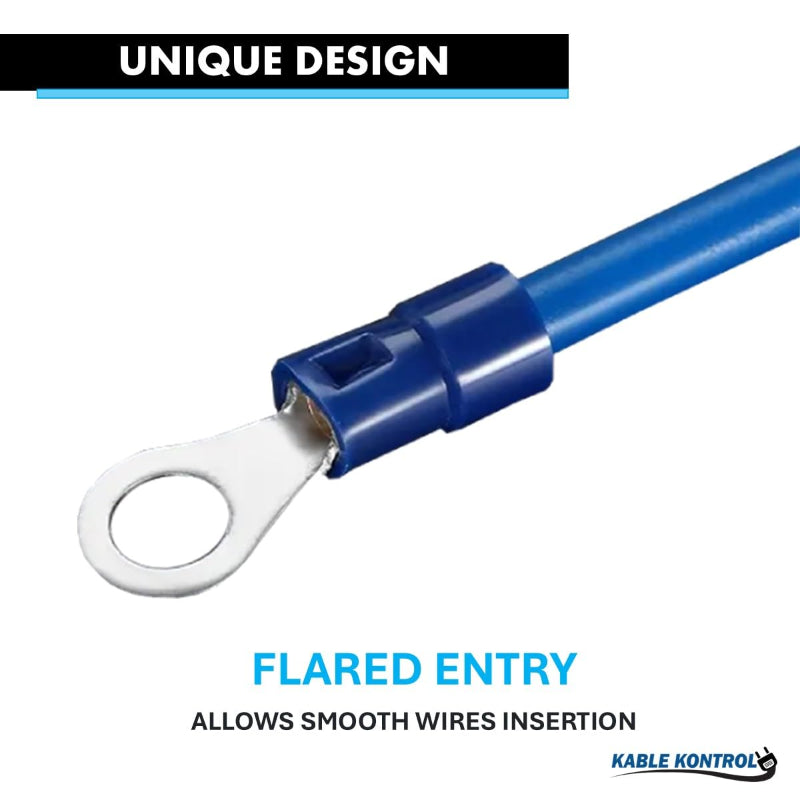 Nylon Insulated Ring Wire Terminal - Electrical Connector