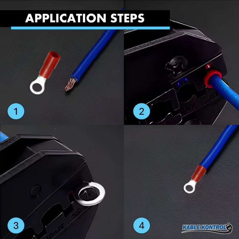 Nylon Insulated Ring Wire Terminal - Electrical Connector