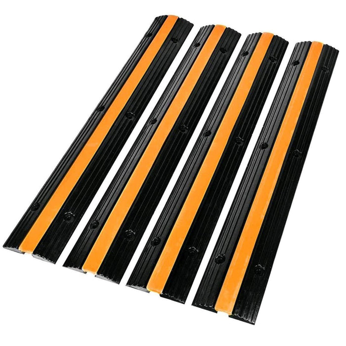 Atlas Safety Stripe Drop Over Rubber Cable Protector