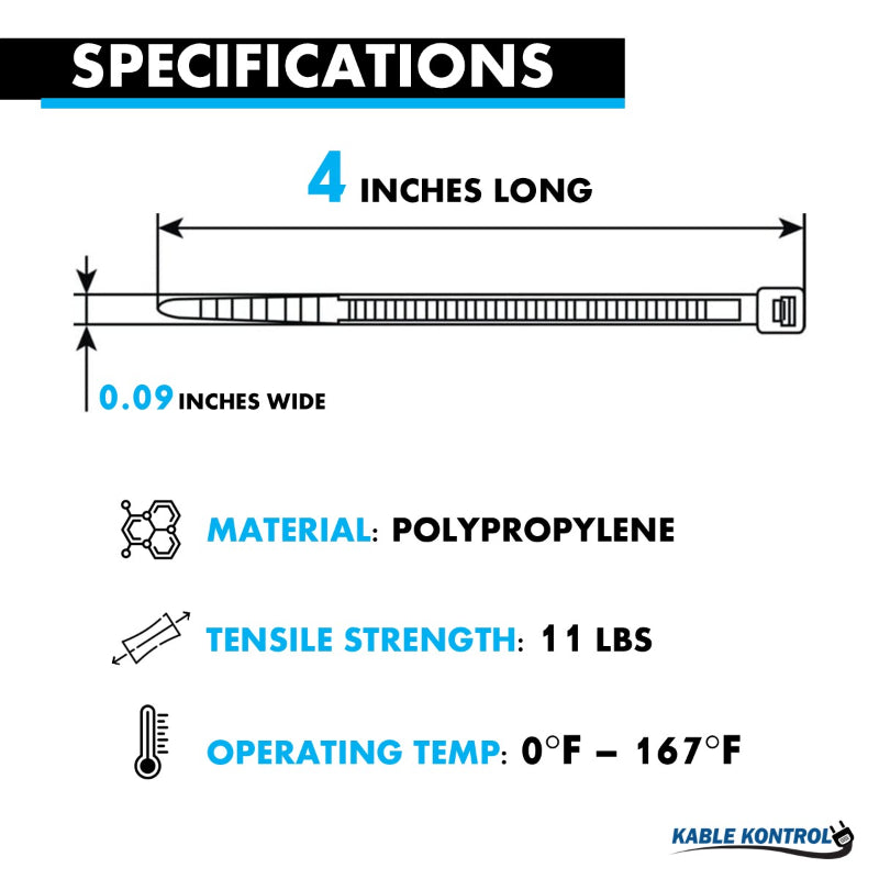 Polypropylene Cable Ties