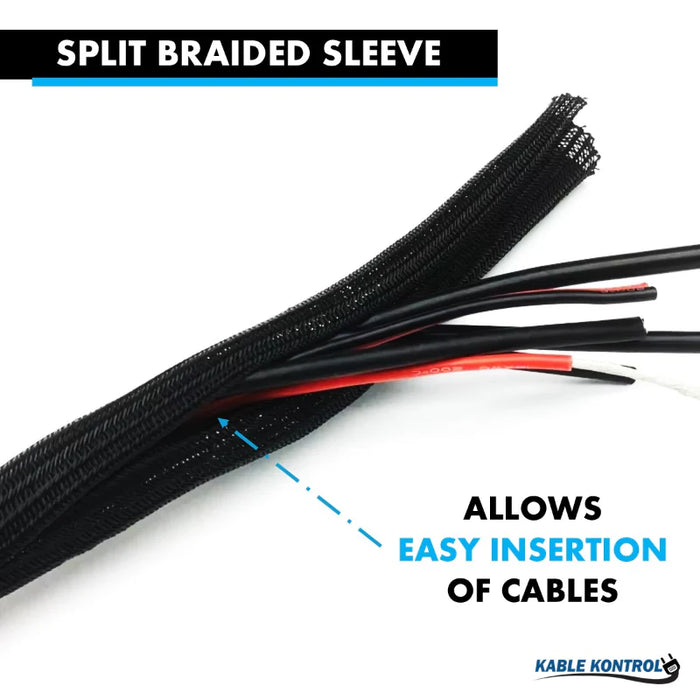 Colored Wrap Around Cable Sleeving