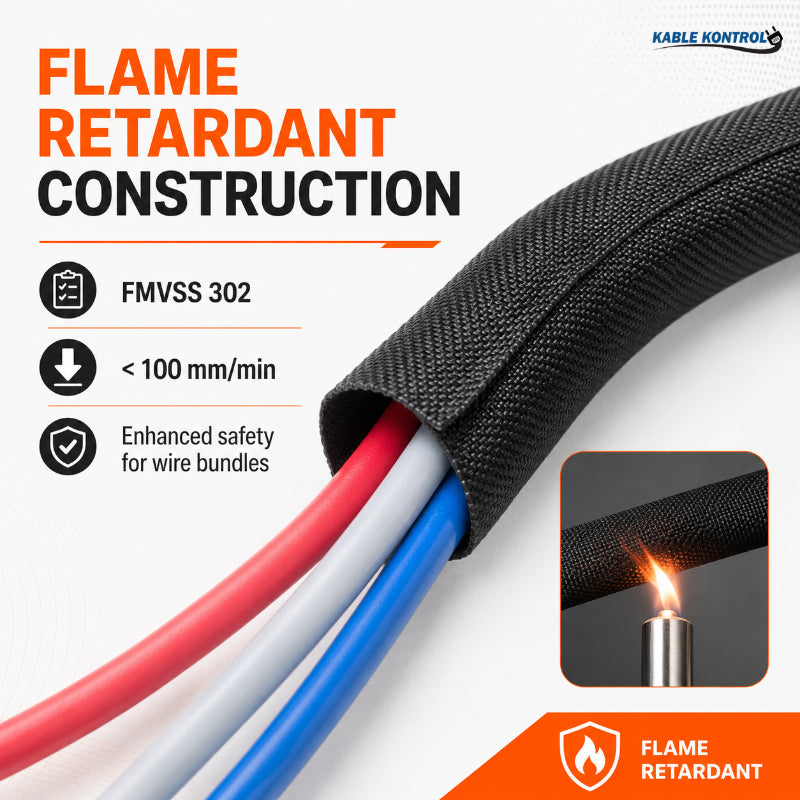Self-Closing Woven Wrap Braided Cable Sleeving